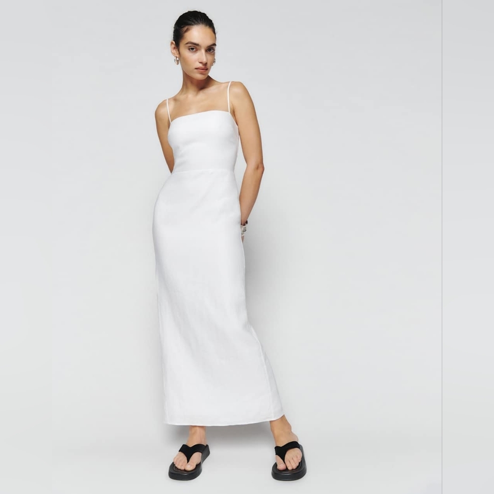 Reformation Franki Linen Dress